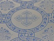 Гефсиманский сад 1823 / 1823-AS белый контур голубой ш/с