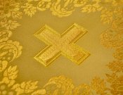Царский крест 1433 / 1433-GG золотой ш/з.