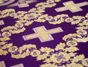 Царский крест 1433 / 1433-FG фиолетовый ш/з .